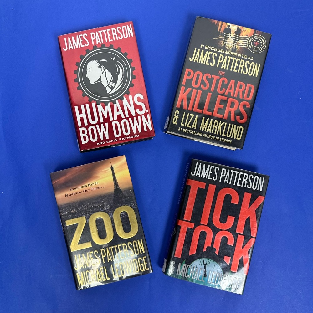 Lot of James Patterson Hardback Books